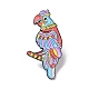 Эмалированная булавка в виде попугая JEWB-H006-28EB-1