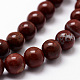 Chapelets de perles en jaspe rouge naturel G-K140-B-10mm-2