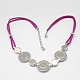 Faux Suede Necklace Makings X-NJEW-R145-04-2