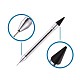 Bolígrafos de pedrería de acrílico para uñas MRMJ-TA0001-08A-2