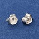 925 Reibungsohrmutter aus Sterlingsilber&nbsp;LS-STER-G041-02A-2
