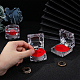 Ahandmaker 12pcs boîte à bijoux en acrylique CON-WH0085-10B-3