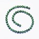 Synthetic Malachite Beads Strands G-F425-38-8mm-2