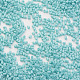 TOHO日本のシードビーズ  ガラス竹ビーズ  不透明なトルコ石  2x1.5mm  穴：0.7mm  約1400個/10g X-SEED-K006-2mm-55-2