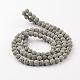 Synthetic Lava Rock Round Beads Strands X-G-I124-6mm-13-3