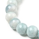 Bracelet extensible perles rondes en verre BJEW-TA00378-01-2