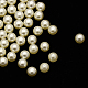 No Hole ABS Plastic Imitation Pearl Round Beads MACR-F033-4mm-22-1