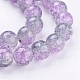 1Strand Two Tone Transparent Crackle Glass Round Beads Strands X-CCG-Q002-10mm-02-3