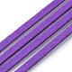 スエード調コード  フェイクレース  暗紫色  5x1.5mm  100ヤード/ロール（300フィート/ロール） LW-S011-32-3