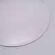 Türknopf Wandschild transparent runder Weichgummi Wandschutz AJEW-WH0180-68-3