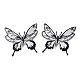 201 pin de solapa de mariposa de acero inoxidable JEWB-N007-117P-2