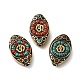 Handmade tibetischen Stil Perlen KK-G473-01AG-1