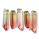 Perle di vetro bicolore GLAA-S167-13-2