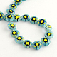 Handmade Millefiori Glass Beads Strands LK-R004-01C-2