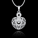Fashion Tin Alloy Pendant Necklaces NJEW-BB21640-2