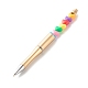 Bolígrafos de plástico con cuentas AJEW-PE0019-4