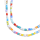 Opachi spruzzo dipinto fili di perle di vetro GLAA-N047-05B-3