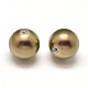 Half Drilled Round Shell Pearl Beads BSHE-M002-12mm-06-1