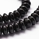 Natural Black Onyx Beads Strands G-P161-20-6x4mm-3