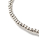 Ensemble de bracelets extensibles de perles de coeur d'amour pour les femmes adolescentes BJEW-JB06999-9
