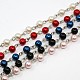 La main de perles de perles de verre chaînes AJEW-ph00493-1