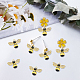 SUNNYCLUE 1 Box 24PCS Alloy Enamel Bee Charms Gold Honey Bees with Crystal Rhinestone Pendant for Jewelry Making Charm Necklaces Bracelets Earrings DIY Crafting Supplies Accessories ENAM-SC0002-35-5