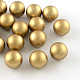 Perles rondes en laiton peint à vaporiser sans trou KKB-R001-18mm-07-1