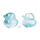 Transparent Spray Painted Glass Beads GLAA-N035-023-C02-3