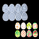 Molde de silicona colgante con forma de huevo de Pascua PW-WG15931-01-2