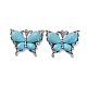 Alloy Synthetic Turquoise Pendants PALLOY-J196-01AS-1