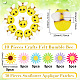 Fingerinspire 30pcs 6 couleurs accessoires d'ornement en feutre DIY-FG0003-10-2