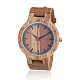 Zebrano Wood Wristwatches WACH-H036-23-2