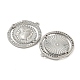 Подвески из латуни с прозрачным фианитом KK-N254-101P-2