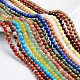 Round Natural & Synthetic Mixed Gemstone Bead Strands G-L420-03-12mm-1