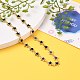 Alloy Enamel Star Link Chain Bracelets & Necklaces Jewelry Sets X-SJEW-JS01140-6