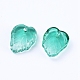 Two-Tone Transparent Glass Charms GLAA-H016-15Y-2