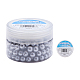 Cuentas redondas de perlas de vidrio teñidas ecológicas HY-BC0001-8mm-RB026-4