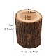Столбец деревянный подсвечник CAND-PW0001-346C-1
