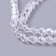 Imitation cristal perles de verre brin X-YS-TAC0002-01-4mm-2