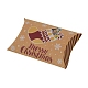 Cajas de almohadas de dulces de cartón con tema navideño CON-G017-02D-1