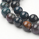 Chapelets de perles en pierre de sang naturelle G-N0120-25-10mm-3
