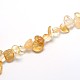 Natural Citrine Beads Strands G-O050-15-3