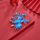 Chinese Style Alloy Enamel Chandelier Components Links X-ENAM-E329-65D-S-8