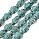 Chapelets de perles en turquoise synthétique&nbsp;G-E456-35D-8x10mm-2