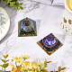 Decoraciones de exhibición de epoxi de cristal&nbsp;DJEW-WH0034-26B-5