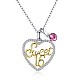 925 Sterling Silver Pendant Necklaces NJEW-BB32306-1