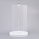 360°回転する有機ガラスのイヤリングディスプレイスタンド  イヤリングディスプレイタワー  透明  34x20cm EDIS-E025-09-2