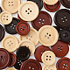 4-Agujero botones de madera BUTT-TA0001-06-5