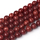 Brins de perles de rhodochrosite du brésil naturel G-I271-C02-8mm-1