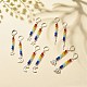 Natural Malaysia Jade with Alloy Charm Long Dangle Leverback Earrings EJEW-JE04910-2